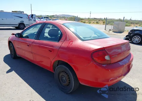 2001 Dodge Neon Se z USA, uszkodzony, nr VIN 1B3ES46C21D274692